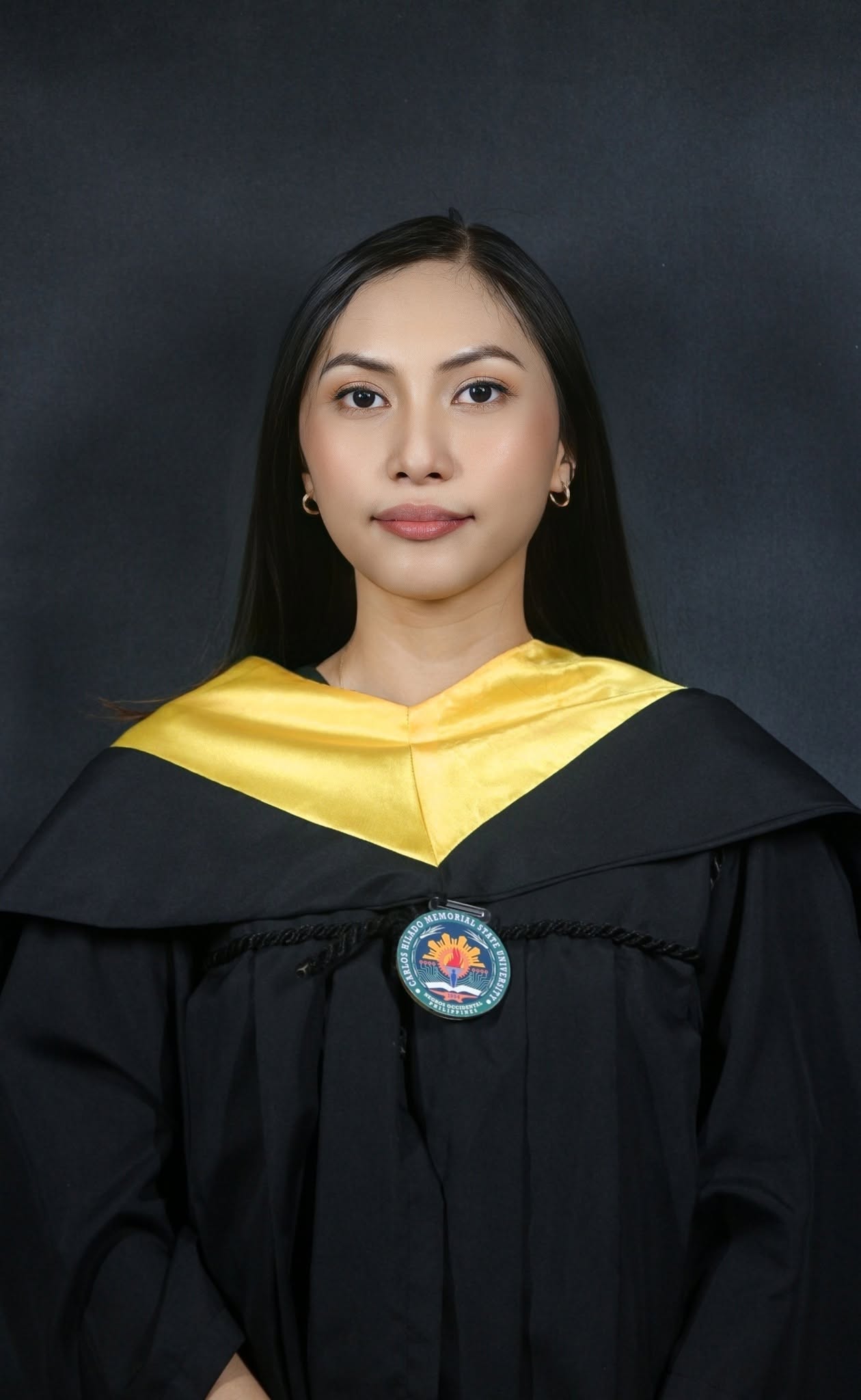 Rachel Mae Trinidad at her college graduation