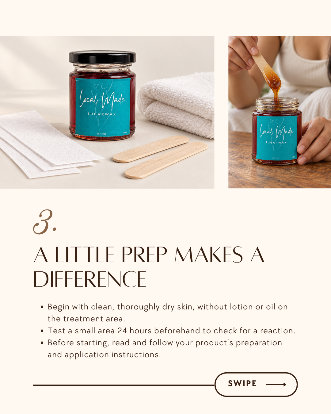 A little prep makes a difference