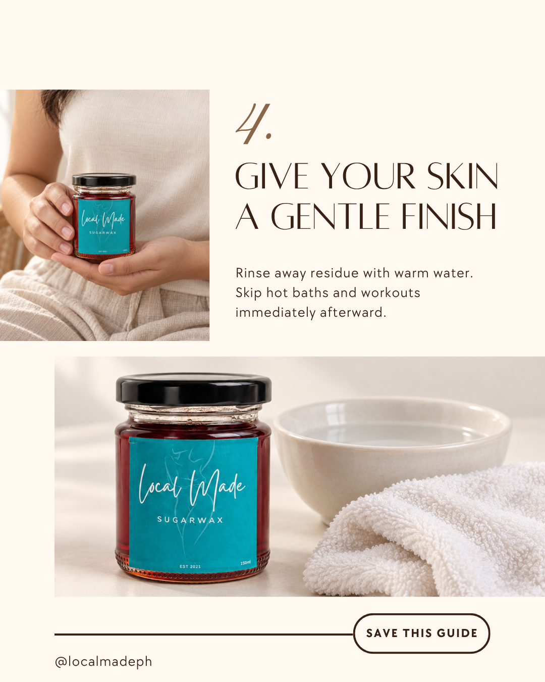 Give your skin a gentle finish